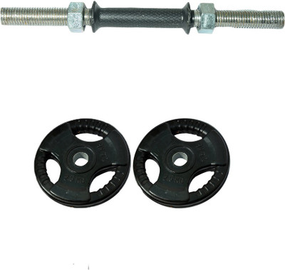 

Royal 2.5kg_2pc_Olympic_Rubber Plates+1pc_Black_Handle Black Weight Plate(6 kg)