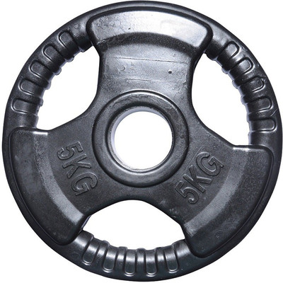 

Biceps Triceps Premium Rubber Black Weight Plate(5 kg)