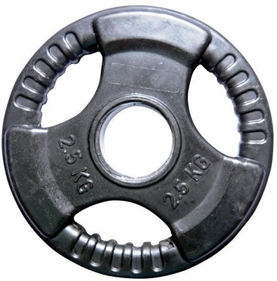 

Biceps Triceps Premium Rubber Black Weight Plate(2.5 kg)