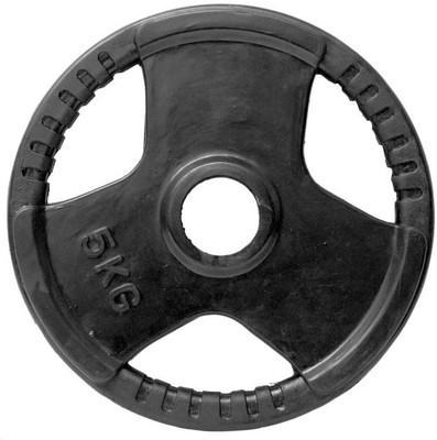 

Gymnasio Rubber Grip Olympic 51 Mm Black Weight Plate(5 kg)