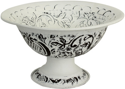 

Store Indya Designed Iron Fruit & Vegetable Basket(White)