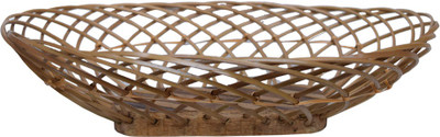 

Santosh Art Collection Wooden Fruit & Vegetable Basket(Brown)
