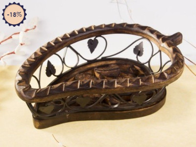 

Onlineshoppee Wood Fruit & Vegetable Basket(Brown)