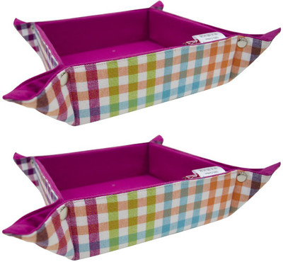

Elan En211bb -6 Moroccon Cotton Fruit & Vegetable Basket(Multicolor)