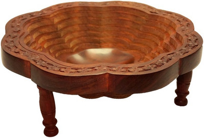 

Craftatoz sheesham wood fruit basket Wood Fruit & Vegetable Basket(Brown)