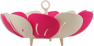 

Rasa Plastic Fruit & Vegetable Basket(Pink, White)