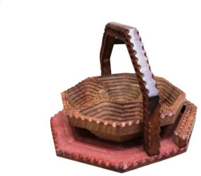 

Onlineshoppee Wood Fruit & Vegetable Basket(Brown)