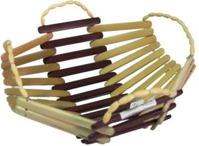 

Onlineshoppee Wood Fruit & Vegetable Basket(Yellow)