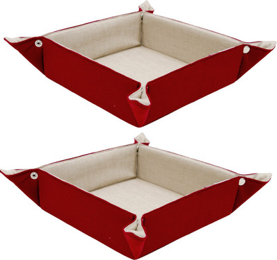 

Elan FH51BB- BUTTON Cotton Fruit & Vegetable Basket(Red)