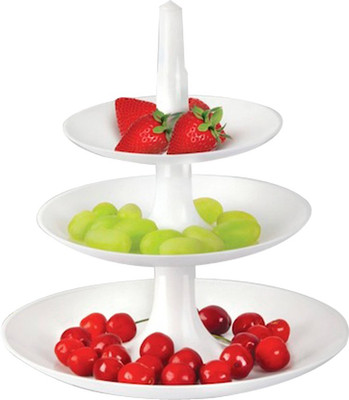 

Jazam Waterfall Multiutility Folding Tray Plate Bowl Serving Set(Pack of 1)