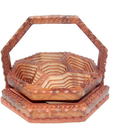 

Acme Production Wood Fruit & Vegetable Basket(Brown)