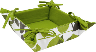 

Elan EN-2015 LEAF PRINT Cotton Fruit & Vegetable Basket(Green)