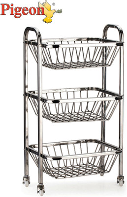 

Pigeon Trolley Stainless Steel Kitchen Trolley