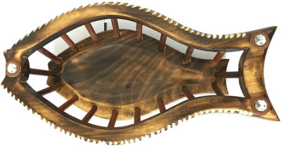 

You2Deal Handicraft Fish Shape Large Wood Fruit & Vegetable Basket(Brown)