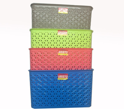 

Aristo Houseware Plastic Fruit & Vegetable Basket(Multicolor)