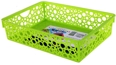 

Chrome Creative Plastic Fruit & Vegetable Basket(Green)