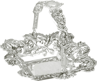 

The Divine Luxury Silver Plated Fruit & Vegetable Basket(Silver)