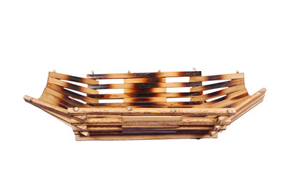 

SANTOSH ART COLLECTION FFB66 Wooden Fruit & Vegetable Basket(Brown)