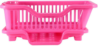 

Evana Kitchen Tableware Storage Holder Rack Plastic Fruit & Vegetable Basket(Pink)