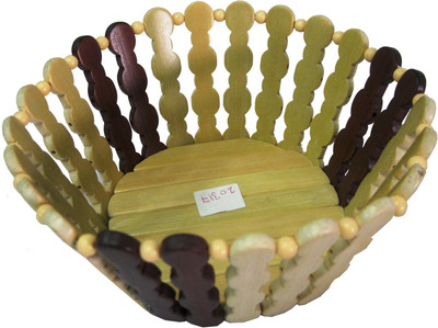 

Nanson Bamboo Fruit & Vegetable Basket(Multicolor)