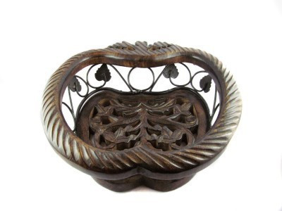 

Craftatoz Wood Fruit & Vegetable Basket(Black)