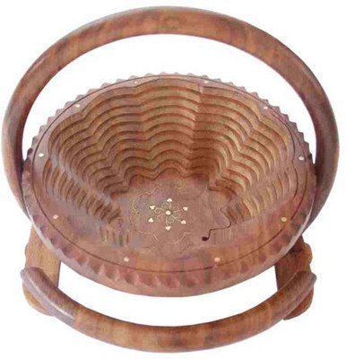 

Shilpi Wooden Fruit & Vegetable Basket(Brown)