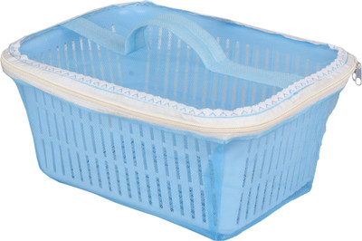 

Tanyash Plastic Fruit & Vegetable Basket(Blue)