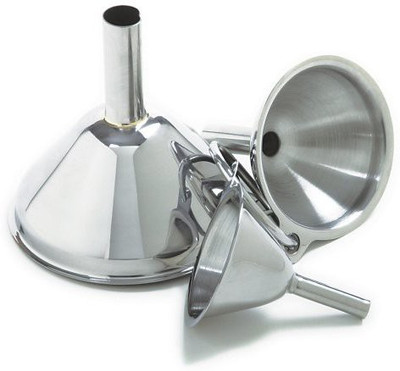 

Norpro Stainless Steel Funnel Set(Silver, Pack of 3)
