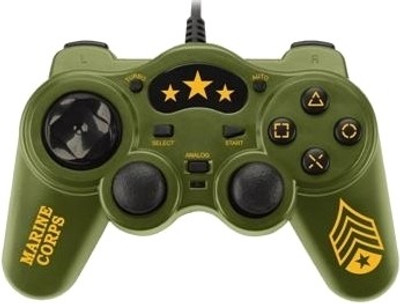 

Nitho Marine Corps Wired Gamepad(Green, For PS3, PC)