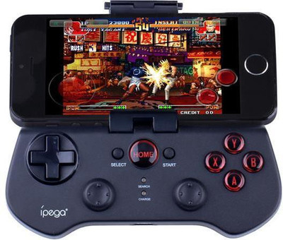 Speed iPega PG 9017S Bluetooth Wireless Multimedia for Android, iPhone, PC  Gamepad(Black, For PC)