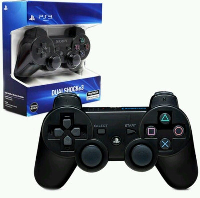 

Saturn Retail Black Wireless controller Dual sock, Gamepade(For PS3 )PS3-125793 Gamepad(Black, For PS3)