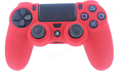 

Hytech Plus Silicone Skin Gamepad(Red, For PS4)