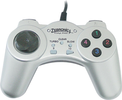 

Zebronics ZEB-50JP Joypad Gamepad(White, For PC)