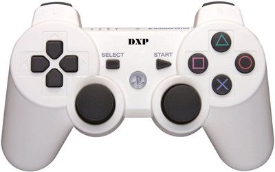 

DXP DUALSHOCK 3 Wireless Controller Gamepad(White, For PS3)