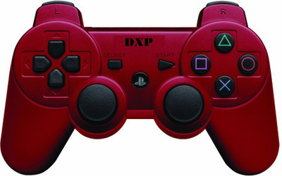 

DXP DUALSHOCK 3 Wireless Controller Gamepad(Red, For PS3)