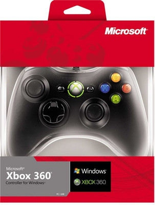 

Microsoft Xbox 360 Wireless Controller for Windows Gamepad(Black, For Xbox 360)
