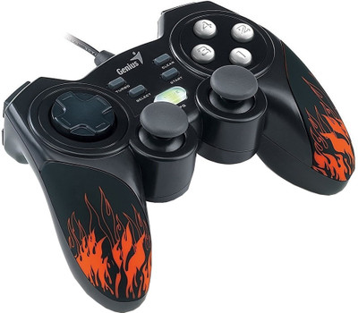

Genius MaxFire Blaze3 Gamepad(Black, Orange, For PC, PS3)
