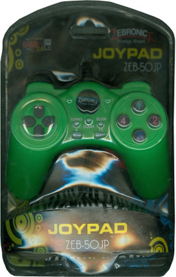 

Zebronics Zeb 50 Gamepad(Green)
