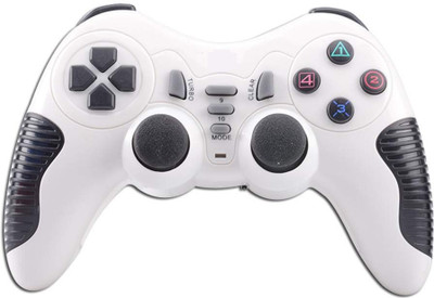 

Mobilegear Wireless Bluetooth USB Gaming Single Player for Laptop & Computers Gamepad(White, For PS3)