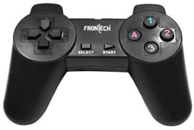 

Frontech single shock Gamepad(Black, For PS4)