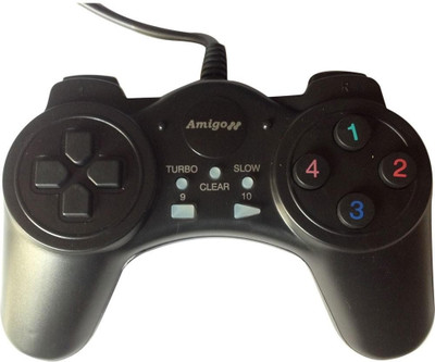 

Amigo USB PC Controller Normal Gamepad(Black, For PC)