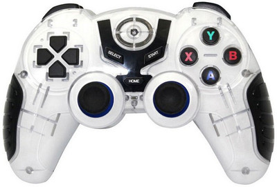 

Mobilegear Wireless USB Bluetooth Mobile Joystick For Android, iOS,PS3 & PC Gamepad(White, For PC)