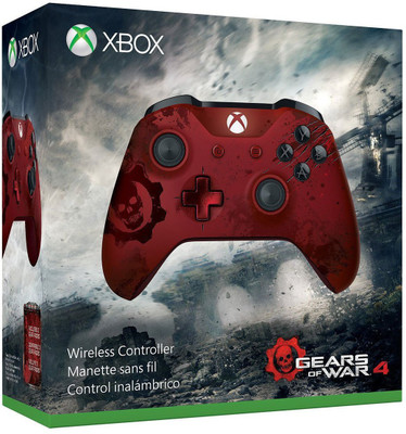 

Microsoft Gears of War 4 Crimson Omen Limited Edition Gamepad(Red metallic, For Xbox One)