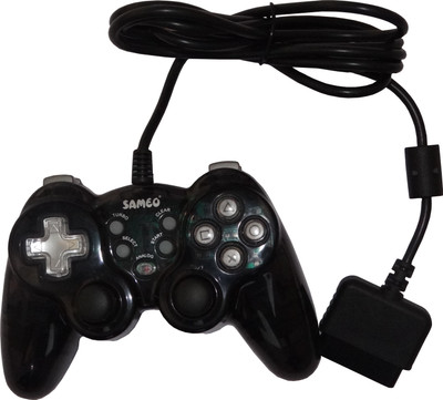 

Sameo PS2 Wired with Vibration Gamepad(Black, For PS2)