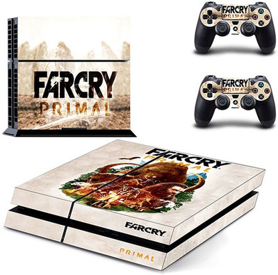 

Hytech Plus Far Cry Primal Special Edition Theme Skin Sticker Cover for PS4 Console and Controllers Gaming Accessory Kit(Grey, For PS4)