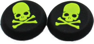Hytech Plus Green Skull Theme Thumb Grips Gaming Accessory Kit(Black, Green, For PS4, Xbox One, Xbox 360, PS3) available at flipkart for Rs.199