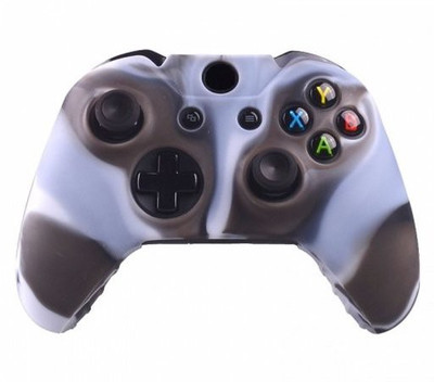Microware Controller Silicone Skins Cover Sleeve  Gaming Accessory Kit(Brown, White, For Xbox One)