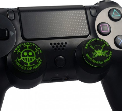 

Hytech Plus Green Pirates Designer Series Thumb Grip Gaming Accessory Kit(Green, For PS4, Xbox One, Xbox 360, PS3)
