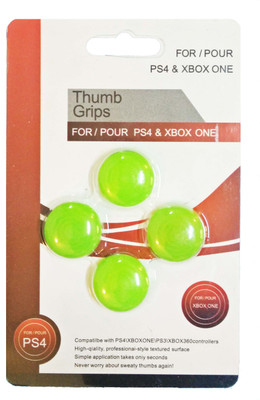 

Hytech Plus Green Deluxe Set Of 4 Thumb Grips Gaming Accessory Kit(Green, For PS4, Xbox One, Xbox 360, PS3)