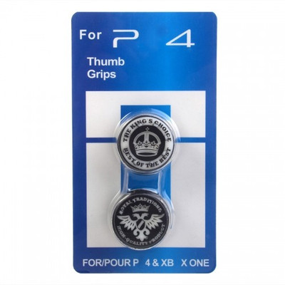 

Hytech Plus White King's Choice Designer Series Thumb Grip Gaming Accessory Kit(White, For PS4, Xbox One, Xbox 360, PS3)